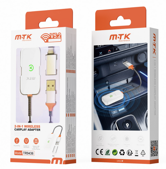 *MTK TR9436 BL LUXURY ADATTATORE WIRELESS BIANCO