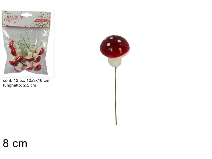 CHIUDIPACCO FUNGHETTI SET 12PZ ART.XY115-161034