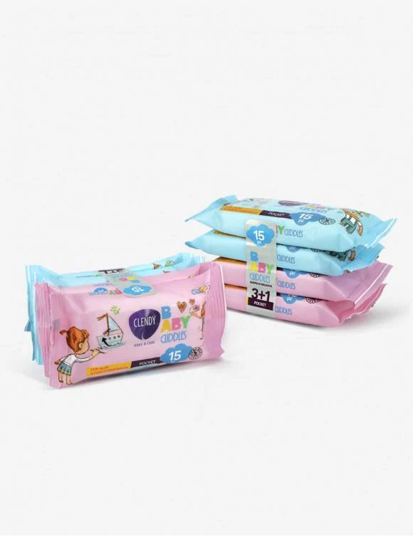 SALVIETTE IMB. BABY CUDDLES SET 4 PZ.