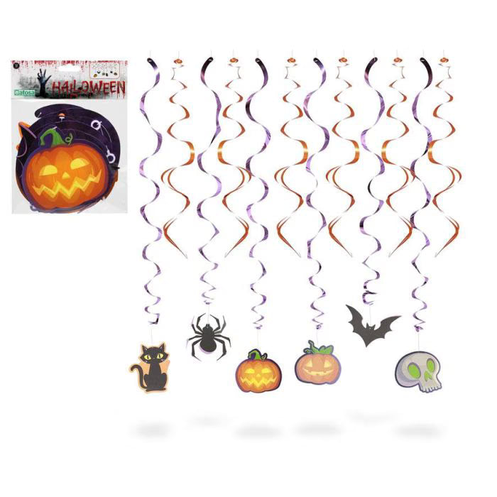 B/SLC. ACC. DECORAZIONE HALLOWEEN 12 U