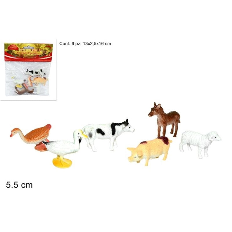 ANIMALI ASS.SET 6PZ GC16/PL07F00128