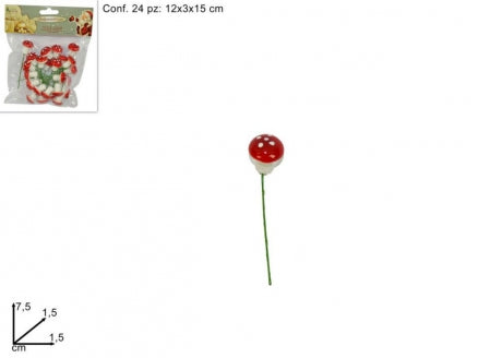 CHIUDIPACCO FUNGHETTI SET 24PZ ART.XY115-161038