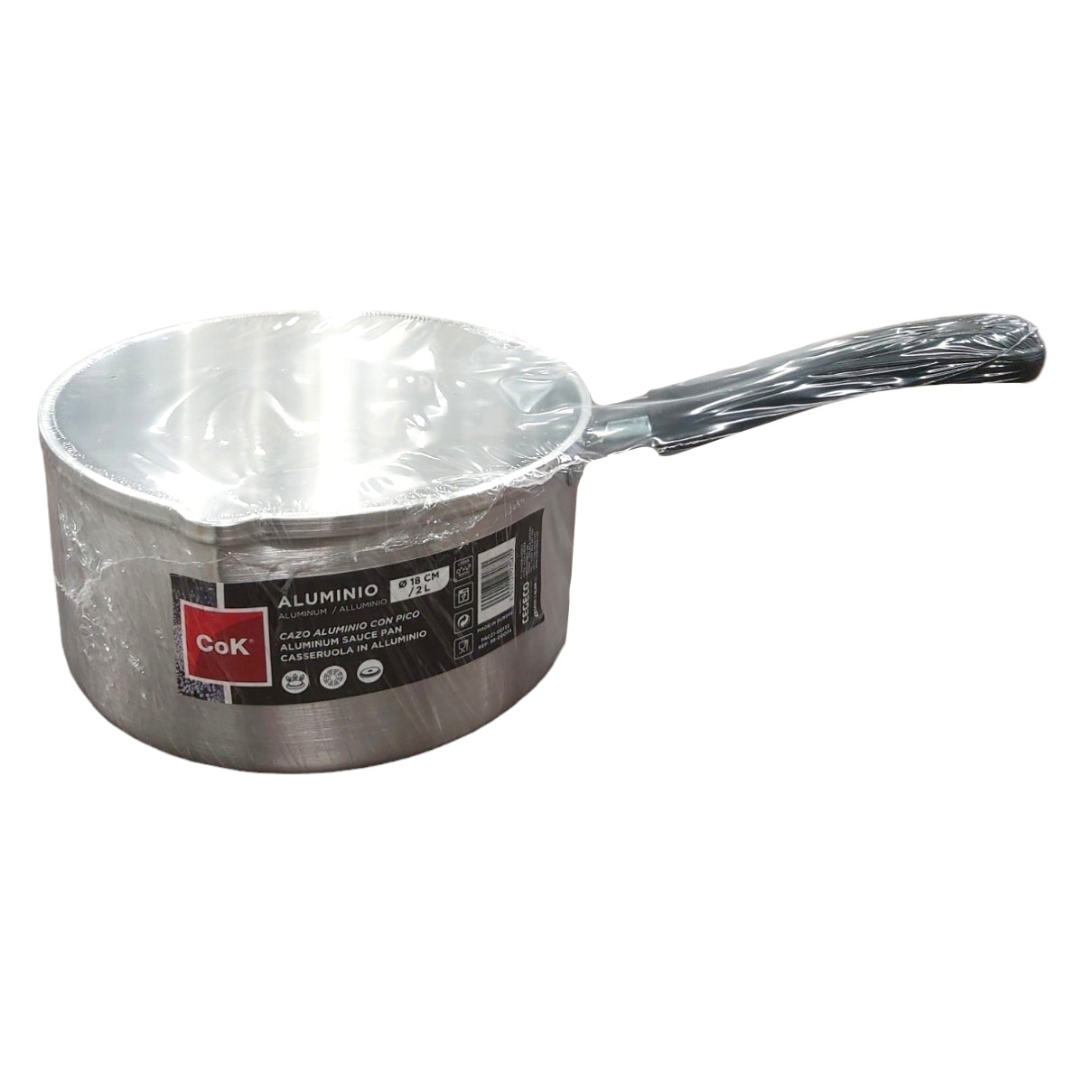 COK CAZOC/PICOALUMINIO18CM(2L)CT12 H 9CM0 0