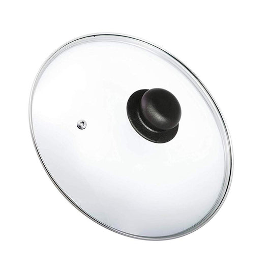 DC CASA COPERCHIO VETRO TEMPERATO B/INOX 14CM
