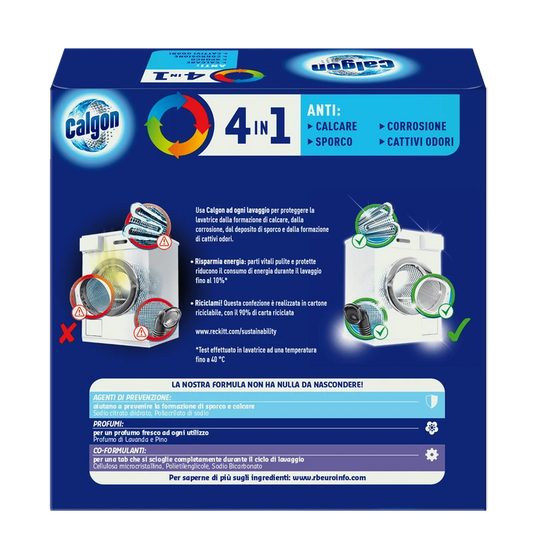 CALGON TABS 4 IN 1 PZ.15