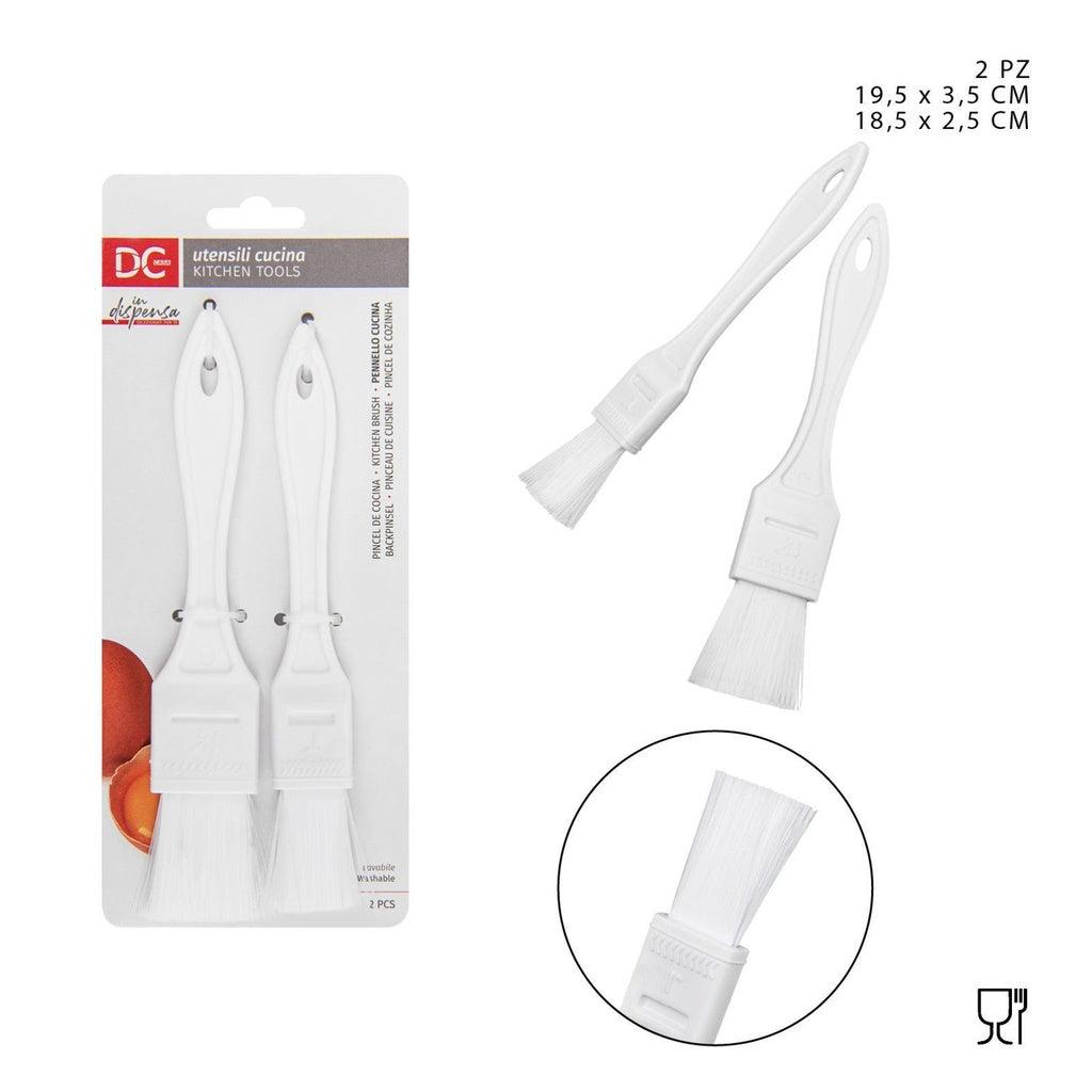 DC CASA PENNELLO ALIMENTI 19.5X3.5-18.5X2.5CM 2PZ