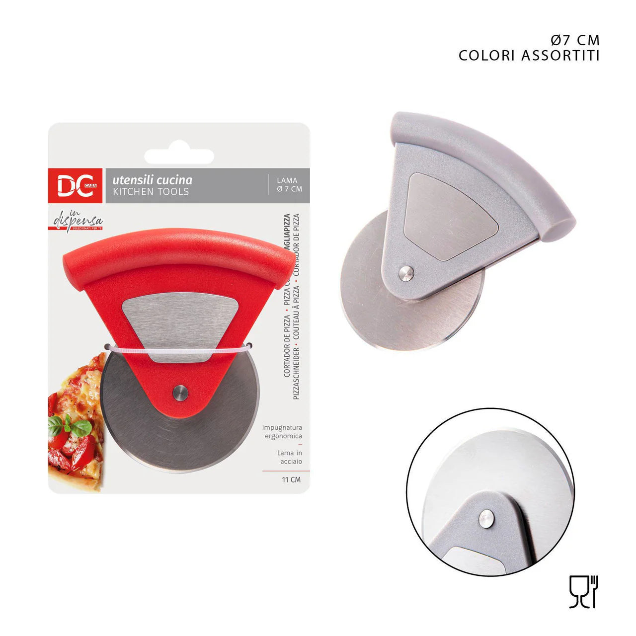DC CASA ROT.TAGLIAPIZZA 11X10.5X1.6CM