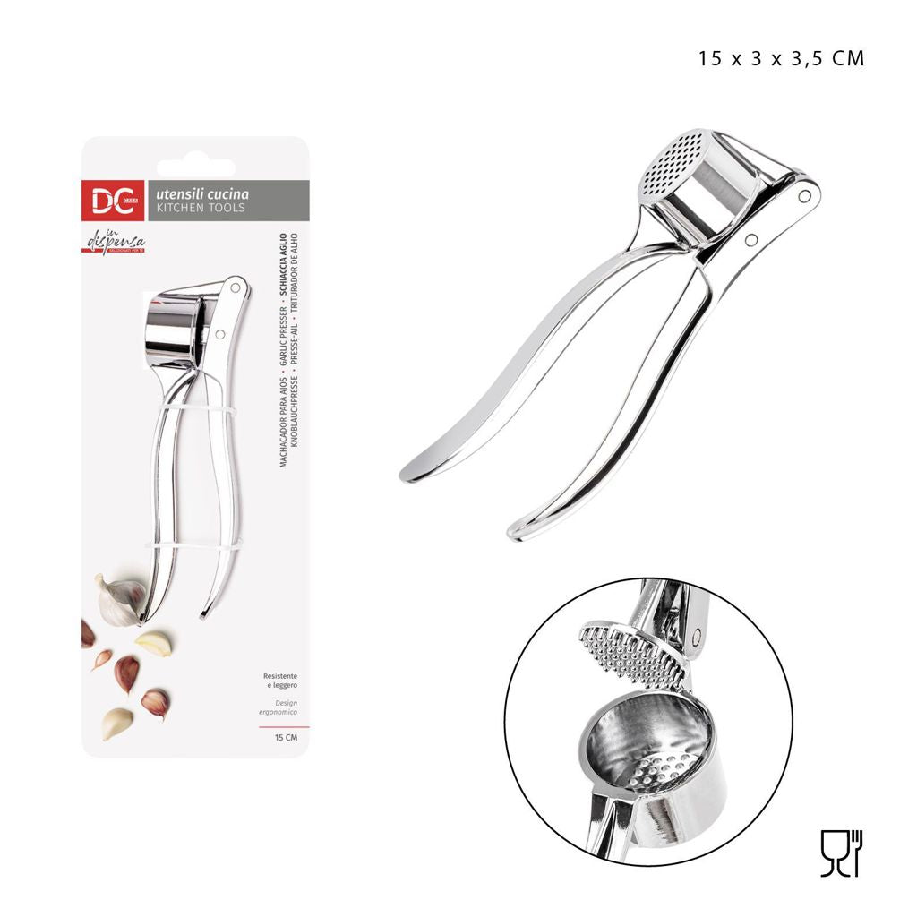 DC CASA SCHIACCIA AGLIO METALLO 15X3X3.5CM