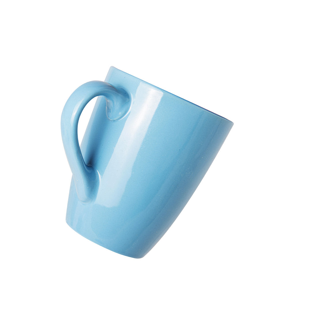 DC CASA TAZZA C/MAN. GRES 330ML CELESTE