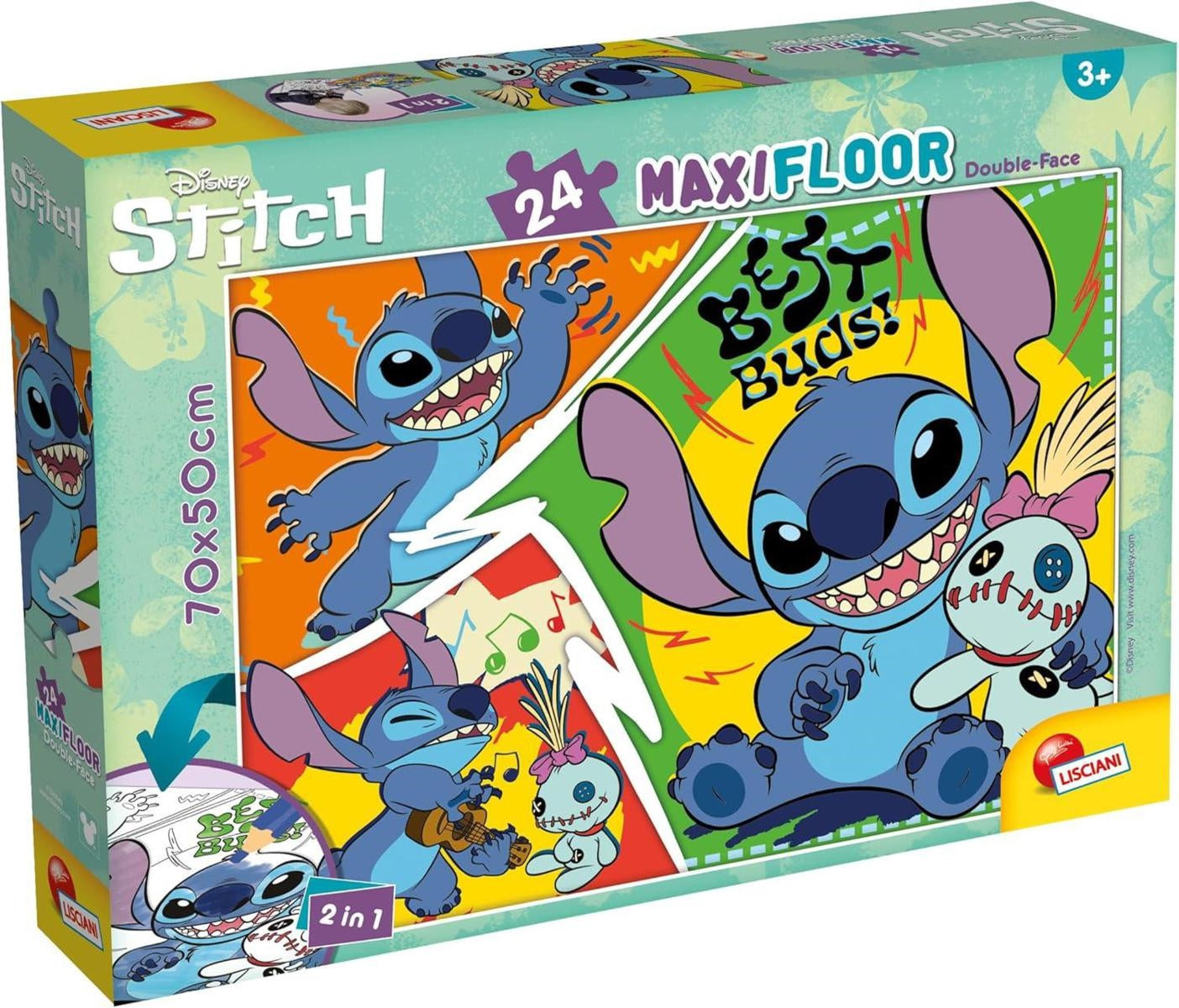DISNEY PUZZLE DF MAXI FLOOR 24 LILO STITCH