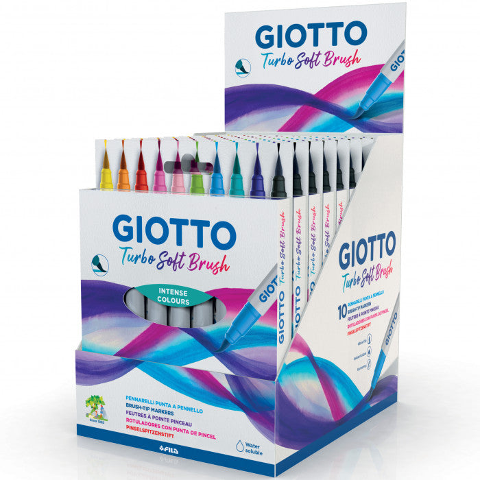 ESP. GIOTTO TURBO SOFT BRUSH 10COL.
