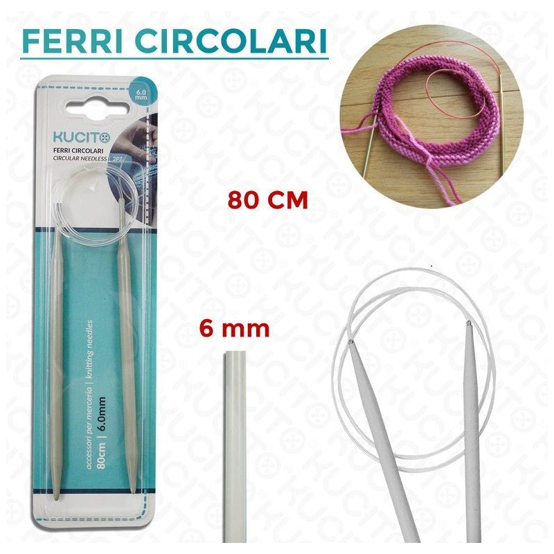 FERRI CIRCOLARI 2PC- D.6MM*80CM