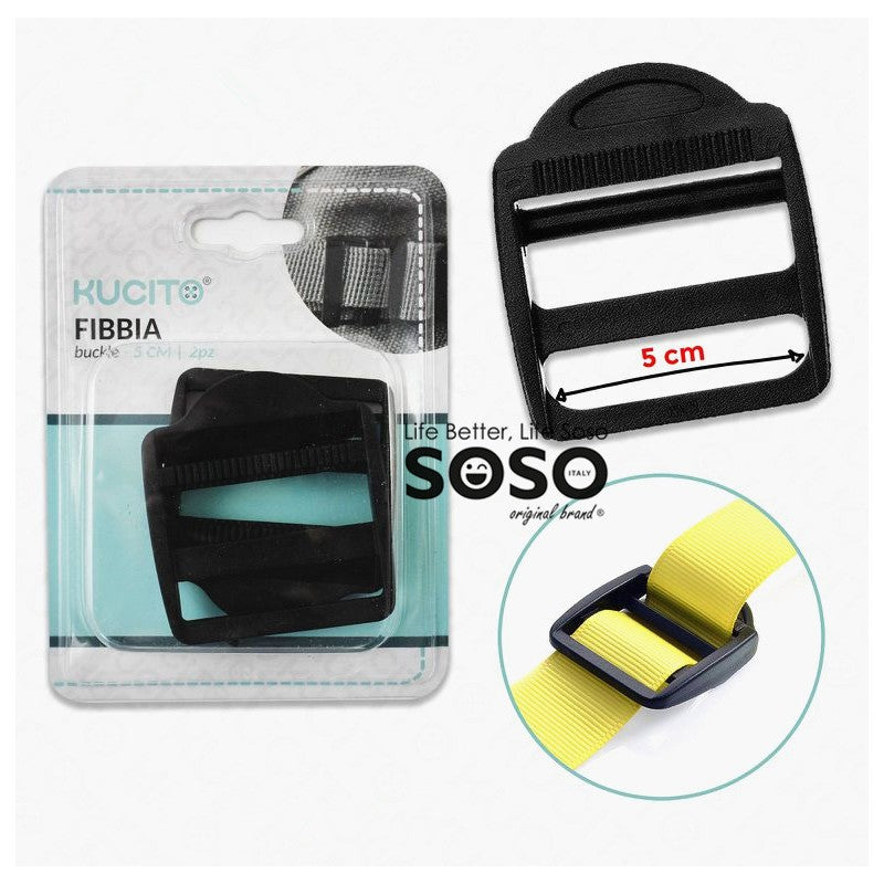FIBBIA IN PLASTICA 2PCS- 5CM