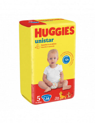 HUGGIES UNISTAR 14PZ TG5 11-25KG