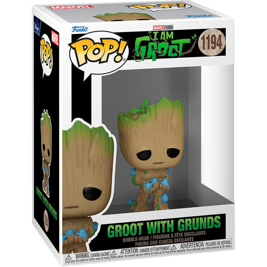 MARVEL I AM GROOT - POP FUNKO VINYL FIGURE 1194 GROOT W/GRO