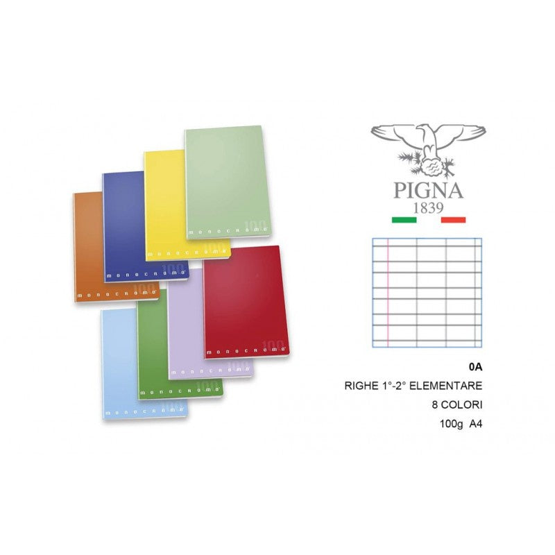 MAXI QUADERNI A4 0A 100GR MONOCR.