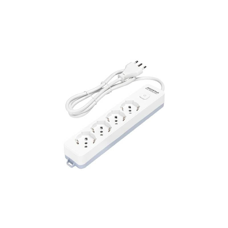 MULTIPRESA A 4 VIE (CON INTERRUTTORE)(1.5MMAX.3680WH05VV-F