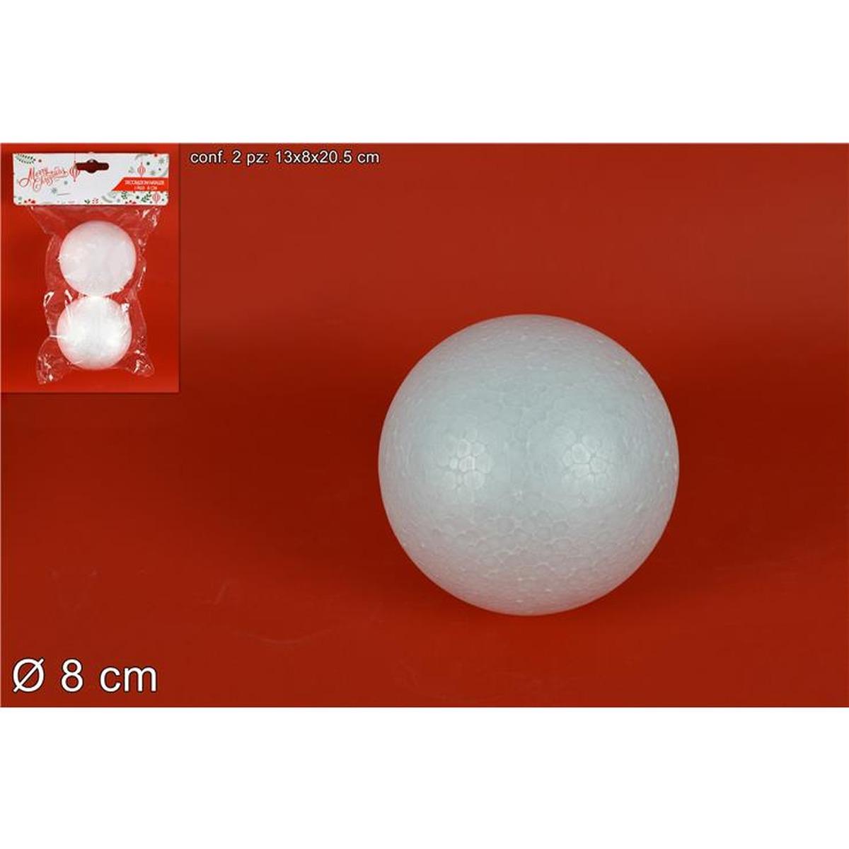 PALLA POLISTIROLO 8CM 2PZ DU1820-8(FB0208)(1) CCEDIL