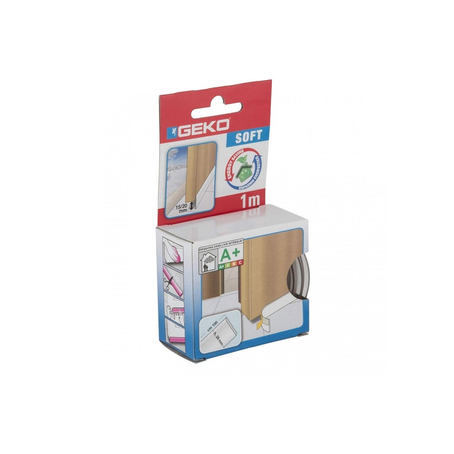 PARASPIFFERI PORTA ADESIVO PVC ESPANSO MM 38 X 100 CM BIANCO