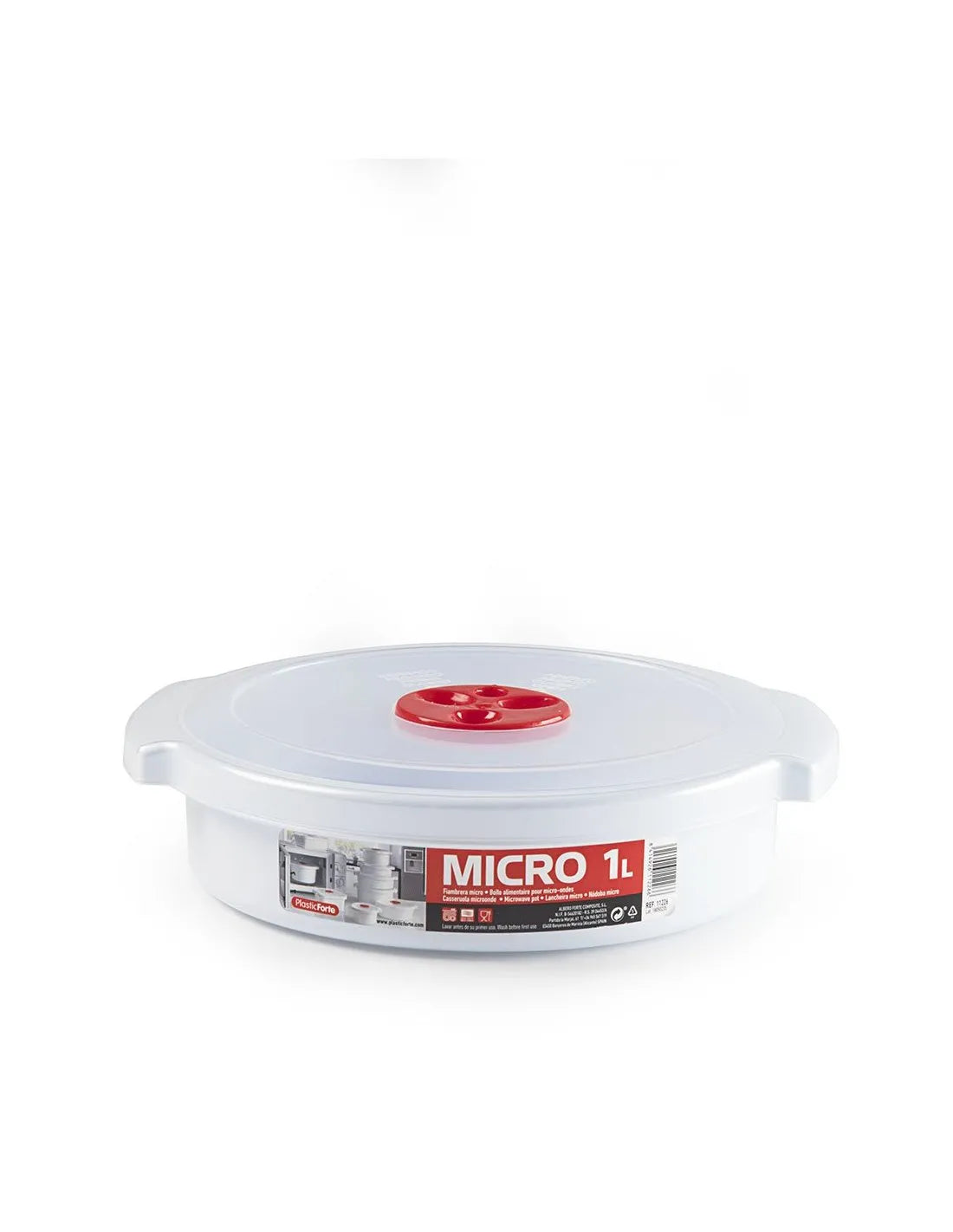 P/FORTE CASSERUOLA MICROONDE 1L