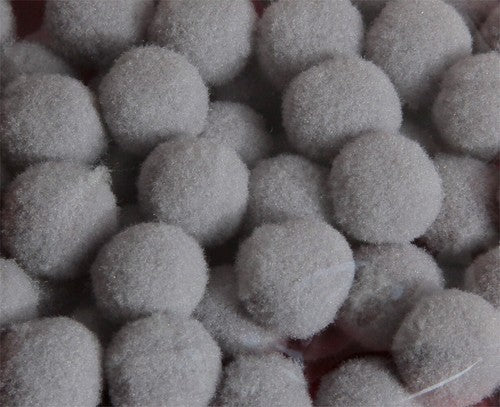 POM PON GRIGIO D.20MM 25PCS