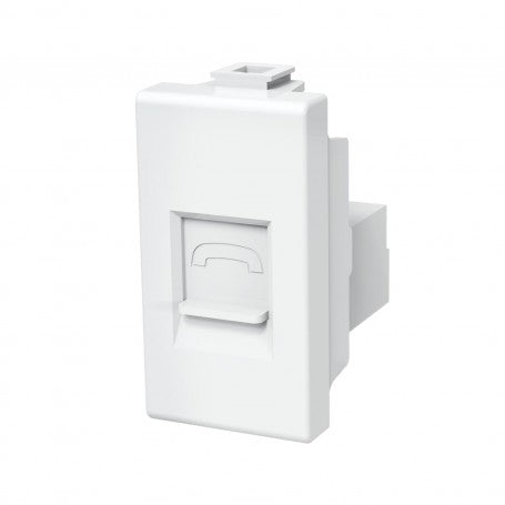 PRESA TELEFONICA BIANCA SERIE ABMATIX