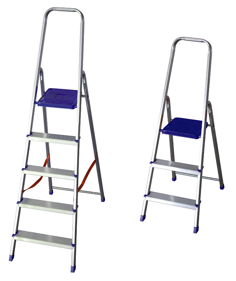 SCALA ALLUMINIO K100 D.LGS.81/08- 4 GRADINI CM.46X84X157H (