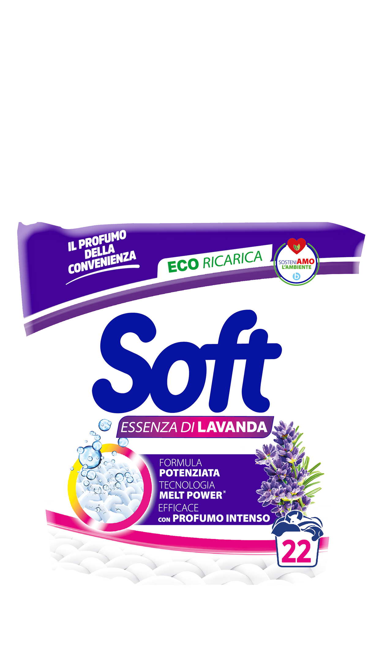 SOFT PIU' 18 2 MISURINI LAVAND