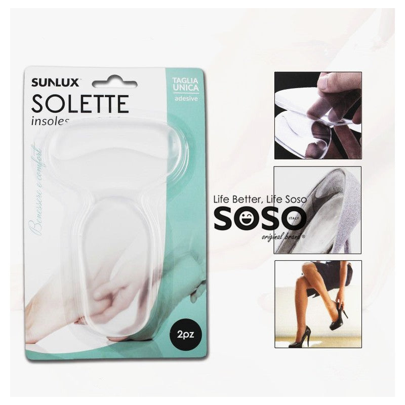 SOLETTE ADV. IN GEL SALVA TALLONE 2PC