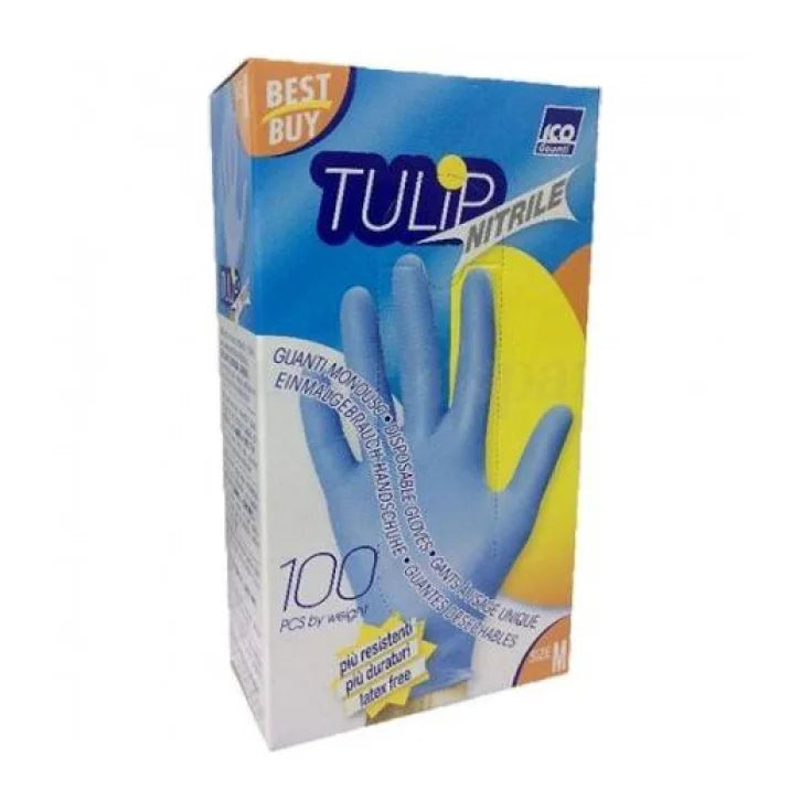 TULIP GUANTI U & G 100PZ NITRIL M
