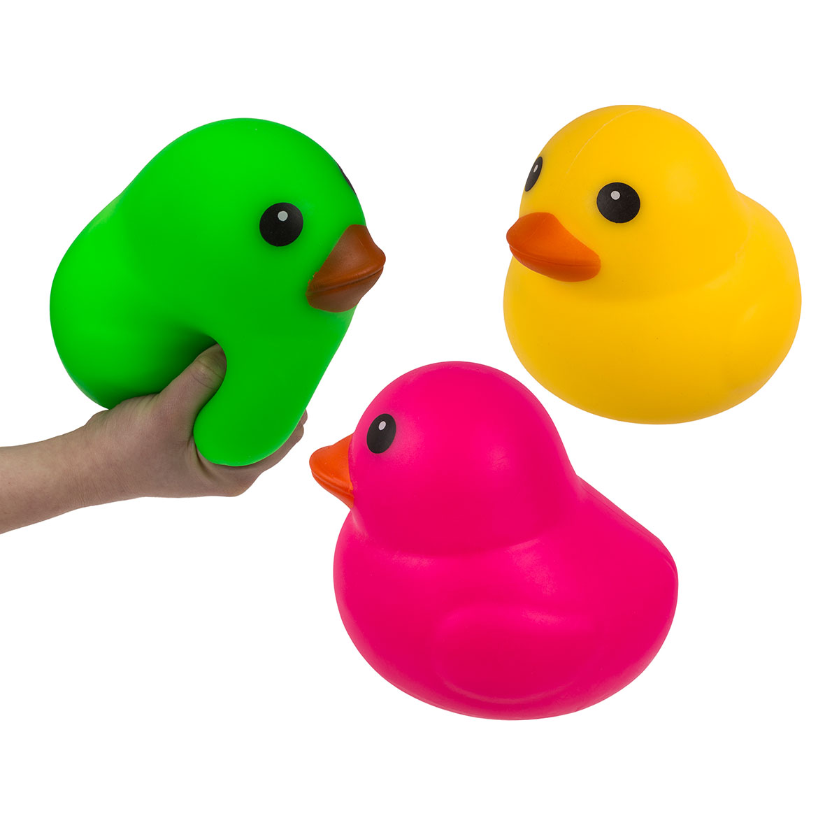 XL SQUEEZE DUCK 17 CM 3 COLORI ASSORTITI IN CONFEZIONE REG