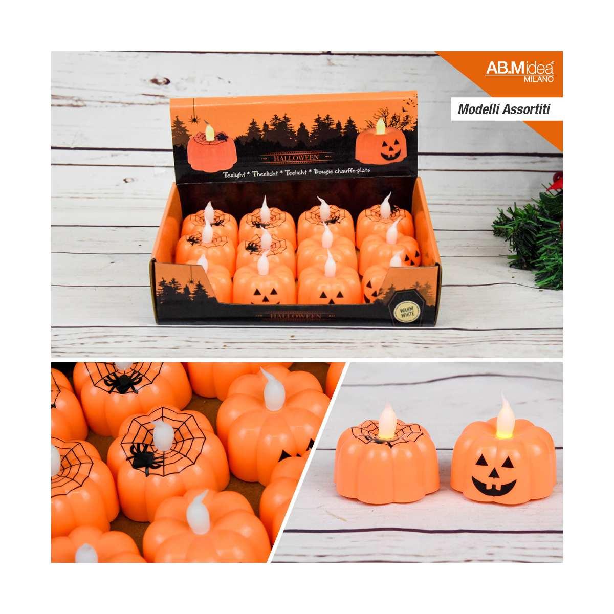 ZUCCA HALLOWEEN LED CM.47X46 BATTERIA 1XCR2032 INCLUSE 2A