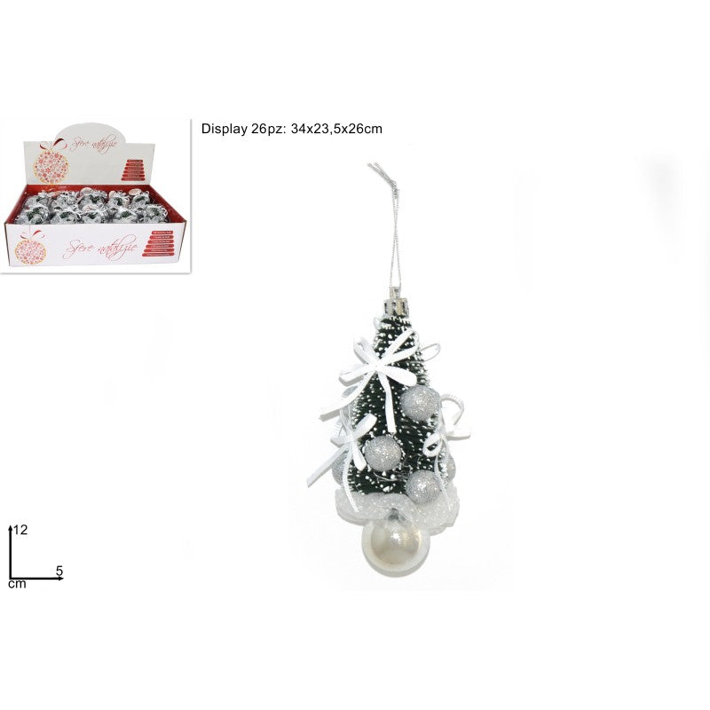 APPENDINO ALBERO CON PALLINE SILVER ART. LHZ-1S