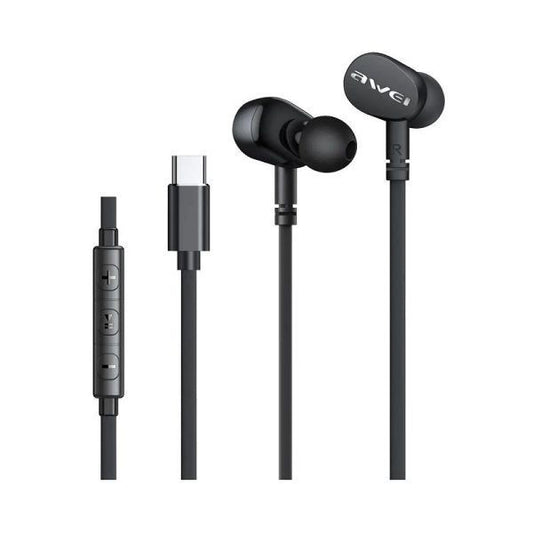 TC-7  AWEI AURICOLARE CABLATO IN EAR TYPEC PER TELEFONO STE