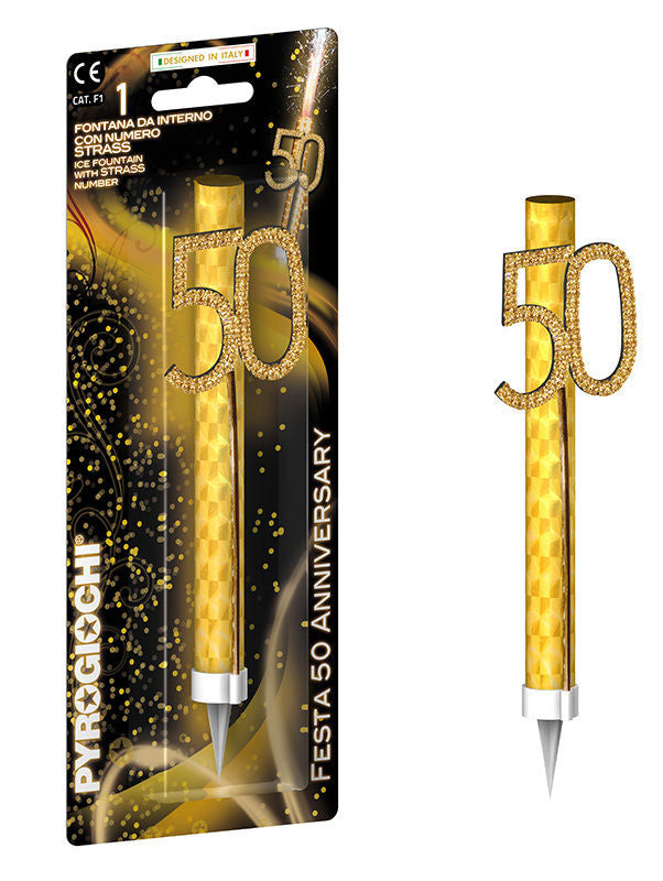 FONTANA DA INTERNO 50 C/ STRASS 18CM