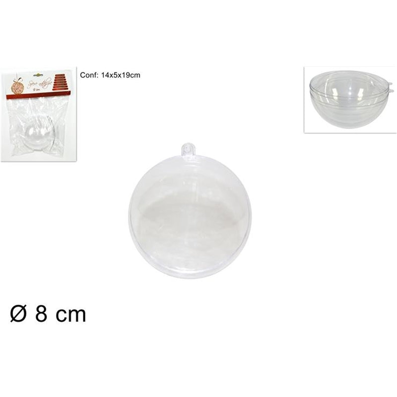 SFERA TRASPARENTE 8 CM ART. AXX/08 (1A1G406/IR)