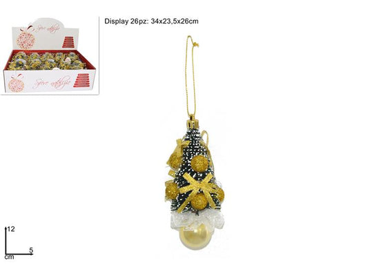 APPENDINO ALBERO CON PALLINE ORO ART. LHZ-1G