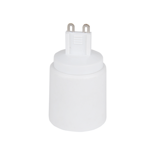 ADATTATORE DA G9 A E27 BIANCO(220-240VAC 50/60HZ)