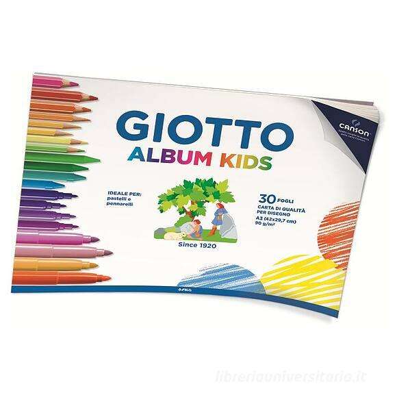 GIOTTO ALBUM KIDS A3 90GR 30FG
