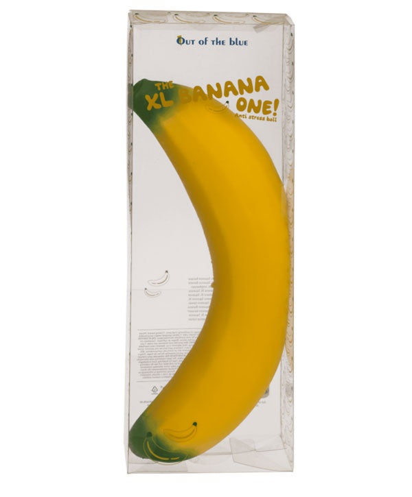 BANANA XL SQUEEZE 40 CM IN CONFEZIONE REGALO PET