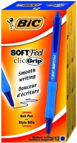 BIC. SOFT FEEL CLIC GRIP BLU