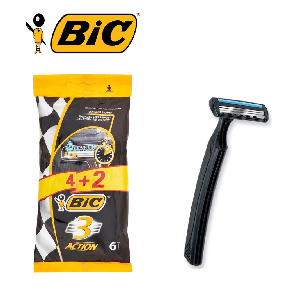 BIC RASOIO 3 ACTION 6PZ