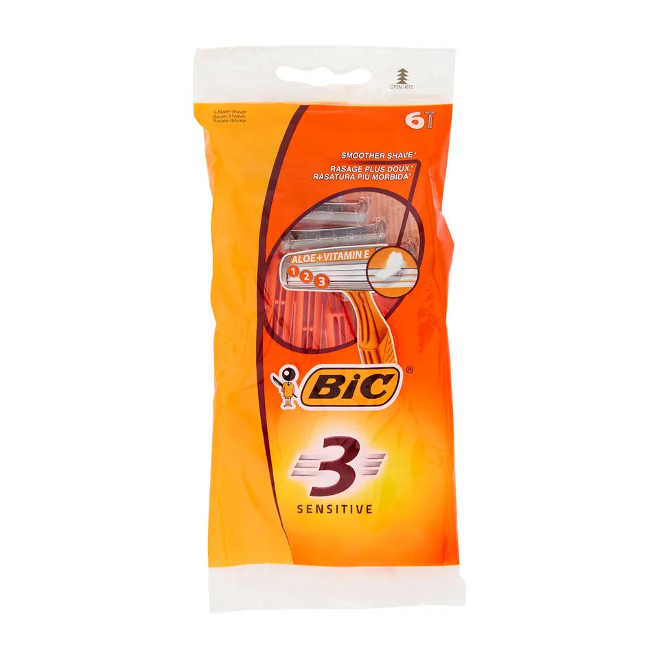 BIC RASOIO 3 SENSITIVE PZ.6