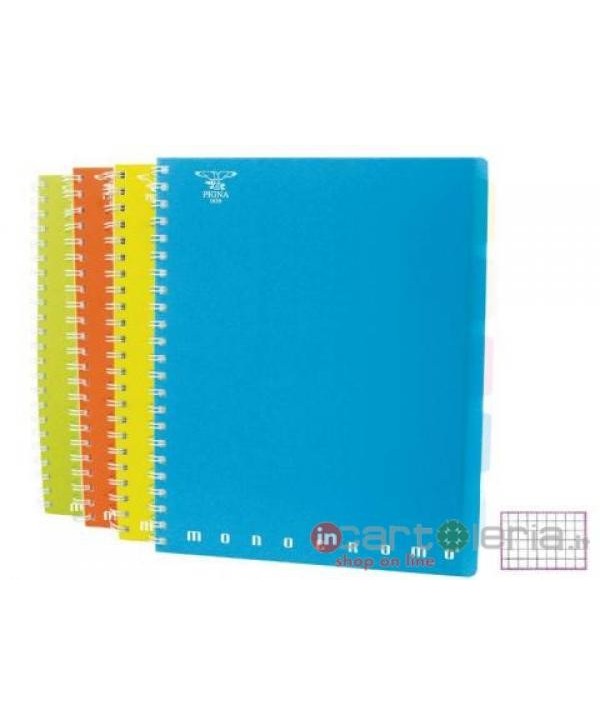 BLOCCO SPIR.MONOCROMO PPL FLUO RIG.5M