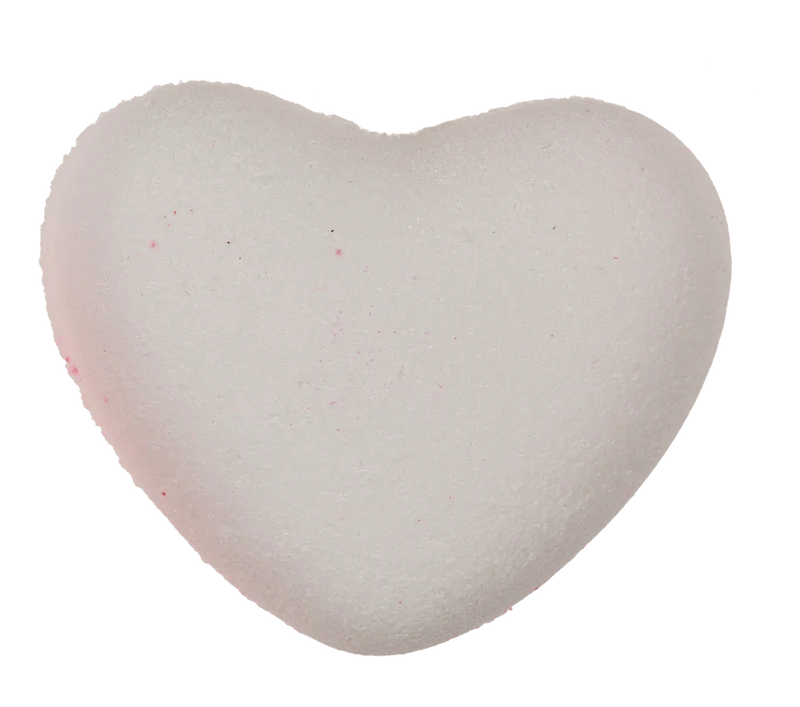 BOMBA DA BAGNO FRIZZANTE CUORE CA. 150G 5 COLORI ASS. 12