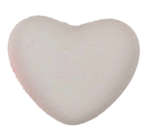 BOMBA DA BAGNO FRIZZANTE CUORE CA. 150G 5 COLORI ASS. 12