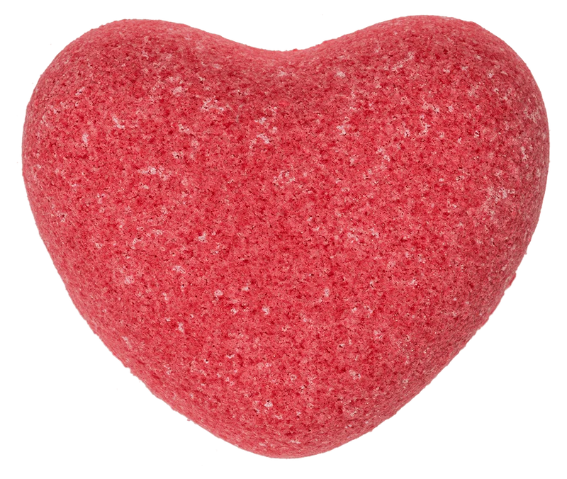 BOMBA DA BAGNO FRIZZANTE CUORE CA. 150G 5 COLORI ASS. 12
