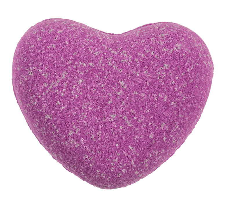 BOMBA DA BAGNO FRIZZANTE CUORE CA. 150G 5 COLORI ASS. 12