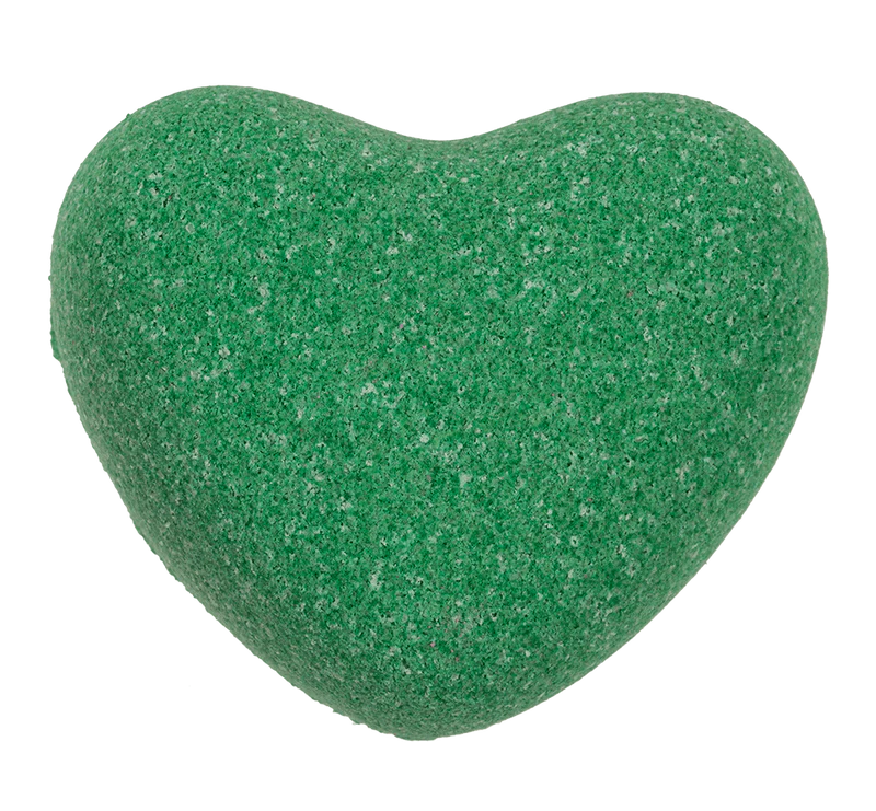 BOMBA DA BAGNO FRIZZANTE CUORE CA. 150G 5 COLORI ASS. 12