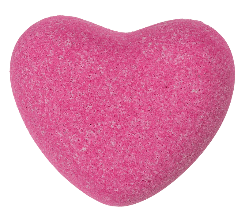 BOMBA DA BAGNO FRIZZANTE CUORE CA. 150G 5 COLORI ASS. 12